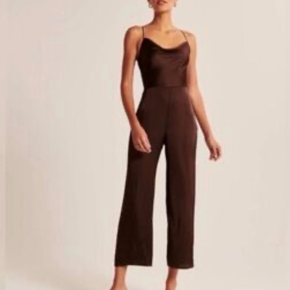 Abercrombie & Fitch Pants - Abercrombie & Fitch Chocolate Brown Jumpsuit
